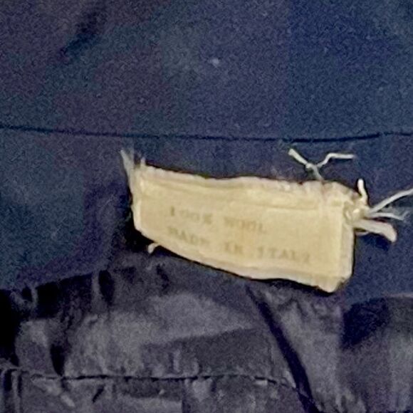 Vintage 1990s Karl Lagerfeld Sample Sale Blue Peplum Jacket - Picture 14 of 14